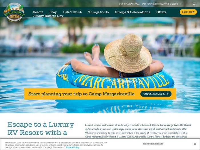 Camp Margaritaville RV Resort & Cabana Cabins