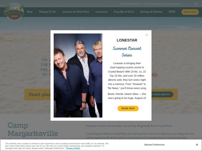 Camp Margaritaville RV Resort-Crystal Beach