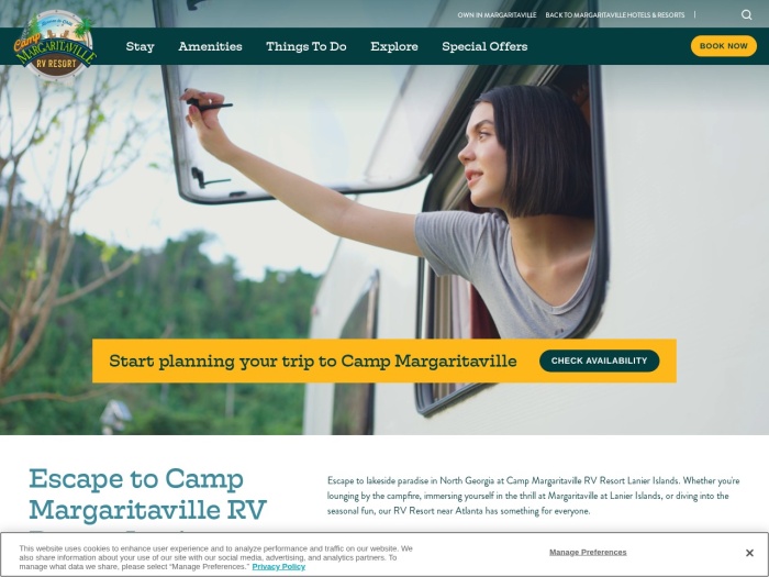 Camp Margaritaville RV Resort Lanier Islands