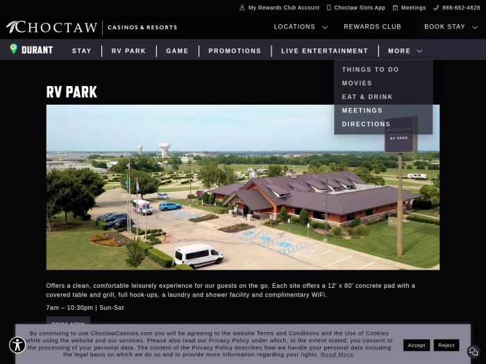 Choctaw Casino & Resorts RV Park