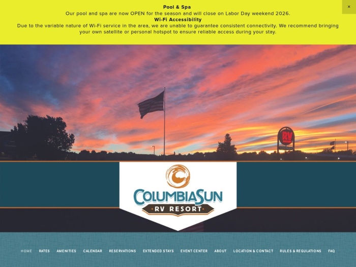 Columbia Sun RV Resort