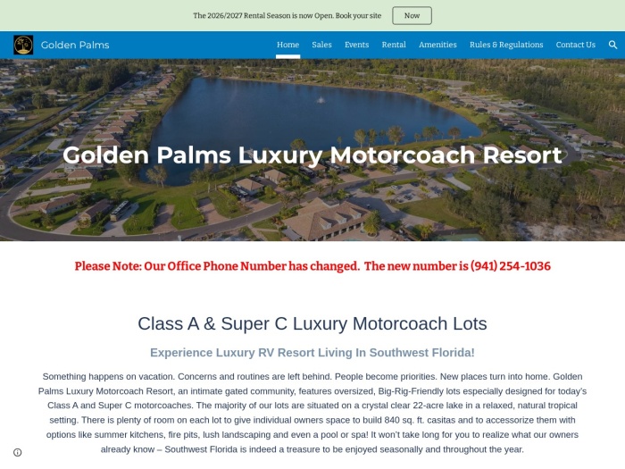 Golden Palms RV Resort