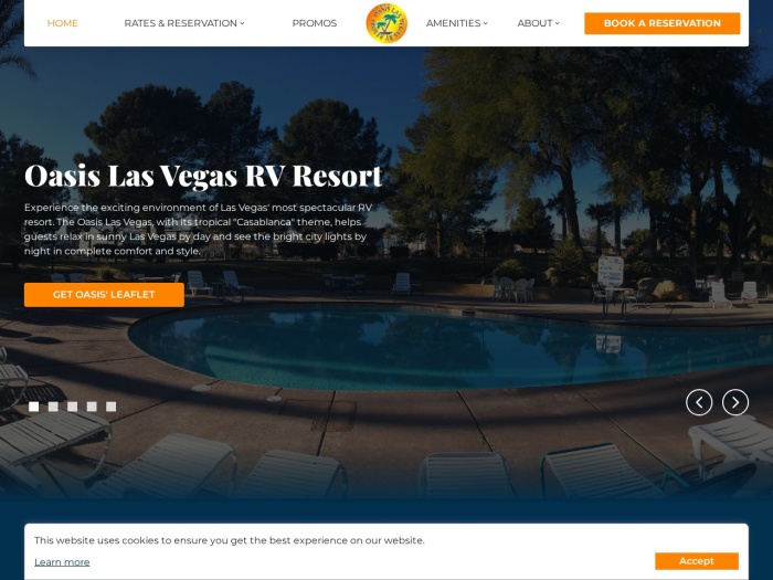 Oasis Las Vegas Resort-EXCLUDING STANDARD SITES