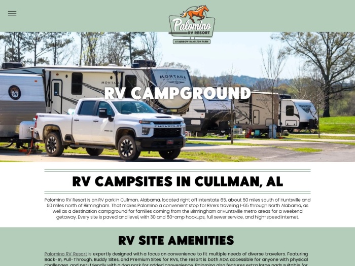 Palomino RV Resort at Burrow-Hamilton Farm