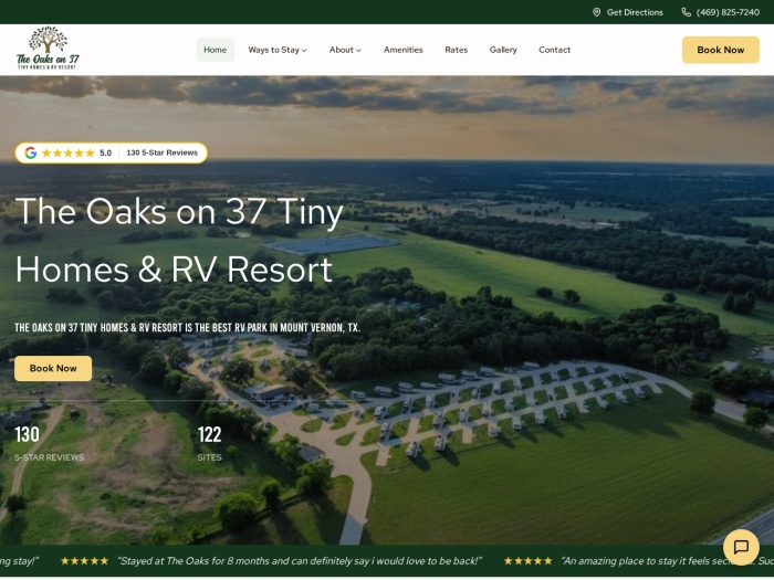 The Oaks on 37 RV Resort