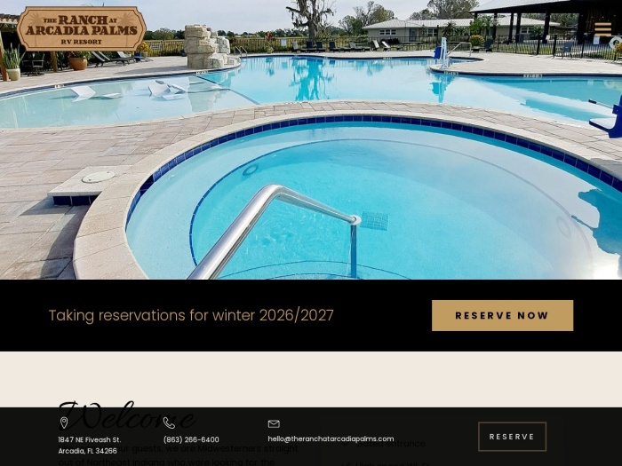The Ranch at Arcadia Palms RV Resort