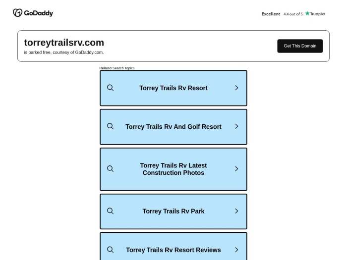Torrey Trails RV & Golf Resort