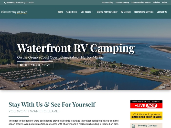 Winchester Bay RV Resort