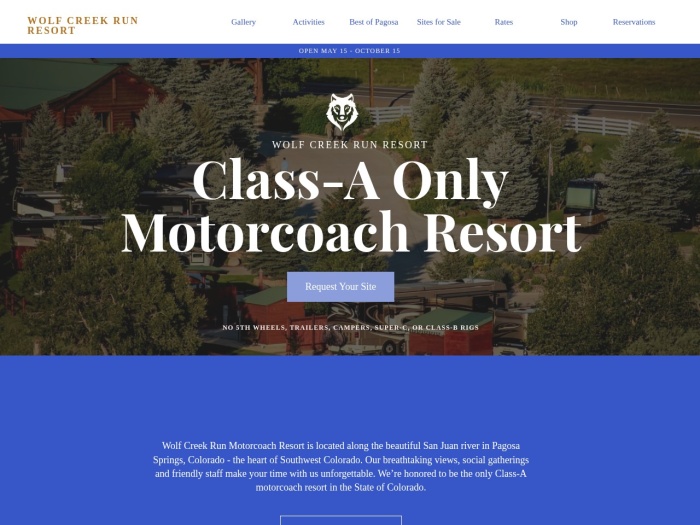 Wolf Creek Run RV Resort