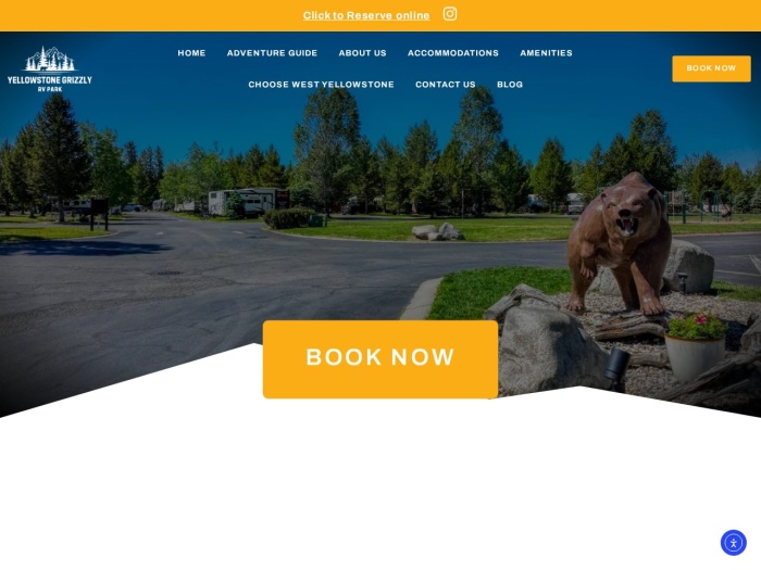 Yellowstone Grizzly RV Park and Cabins